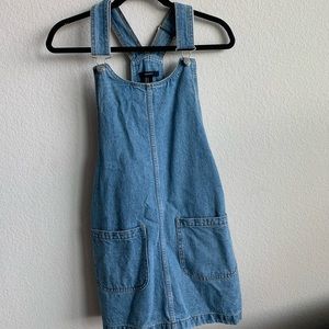 Forever 21 Jean Overall Dress